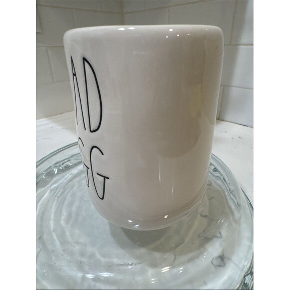 Rae Dunn Double Sided Easter Good Egg Bad Egg White Mug - Picture 5 of 9